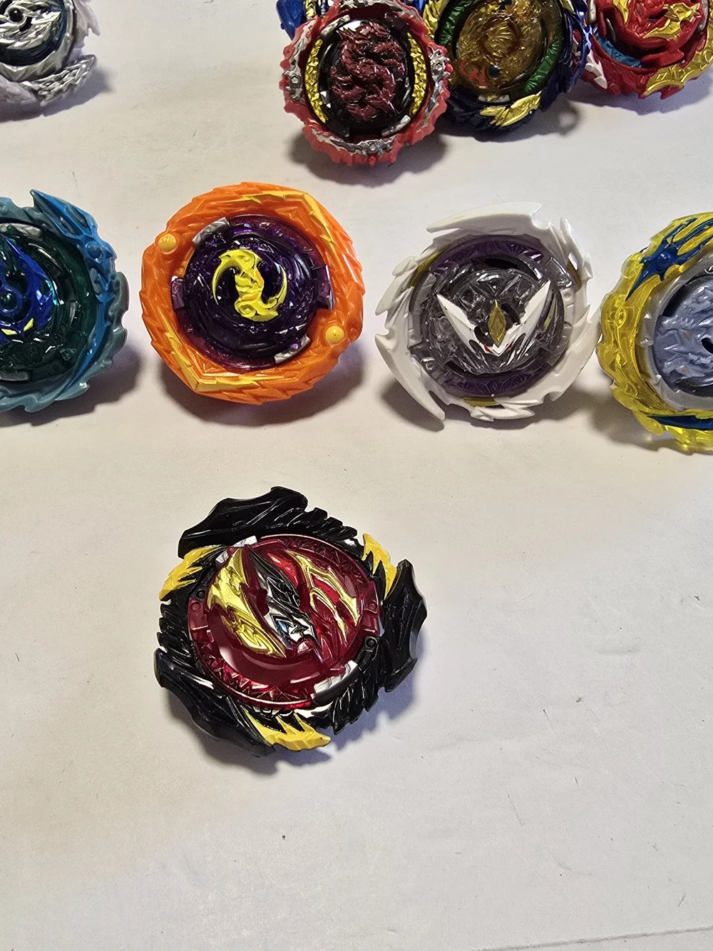 Beyblade Burst Lot Tops Discs Drivers Launcher Mixed Toy Set 15 Complete